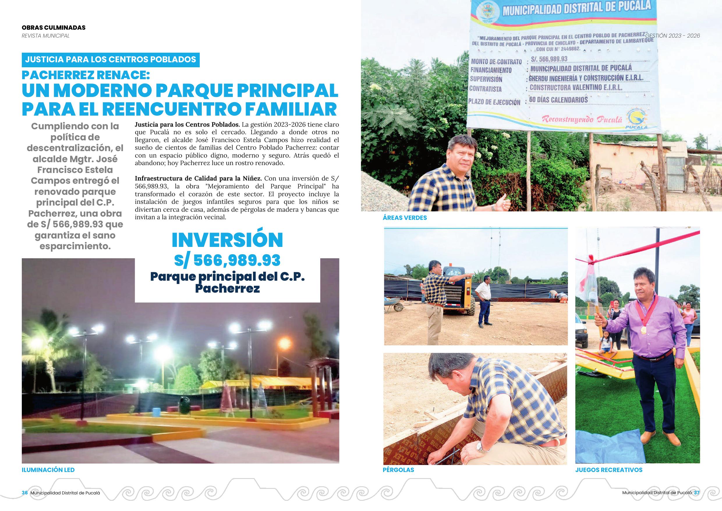 Parque Principal de Pacherrez